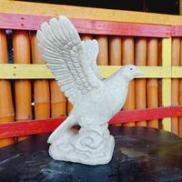 Gambar Patung burung merpati terbang batu marmer putih 30x20 dari marmer berkah_NEW undefined 2 Tokopedia