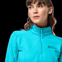 Gambar JAKET GUNUNG HIKING JACK WOLFSKIN BAISELBERG HALF ZIP BLUE CURACAO WS dari kallapathar undefined 4 Tokopedia