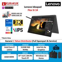 Gambar Lenovo Flex 5i 14 Intel Core i7 1255U 16GB 512GB SSD 2.8K Touch Win11 - 16GB 512GB SSD, Unit+Stylus dari kliknklik bekasi cyber park undefined 1 Tokopedia
