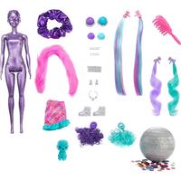 Gambar Boneka Barbie Color Reveal Glitter Hair Feature HBG38 - Ungu dari Yuferson Shop undefined 2 Tokopedia