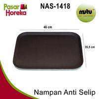 Gambar Nampan / Tray / Baki / Penyaji Pelayan Anti Slip Rubber NAS-1418 MUTU dari Pasarhoreka undefined 1 Tokopedia
