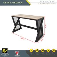 Gambar Meja Belajar Kerja Industrial Modern Besi Wire Mesh 01 [WEGGEN] - Putih, Palu & Kendari dari WEGGEN FURNITURE STORE undefined 3 Tokopedia