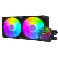 Gambar AIGO DARKFLASH RADIANT DC240 AIO LIQUID CPU COOLER 240 ARGB - Hitam dari Mandala Tech Shop undefined 2 Tokopedia