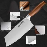 Gambar ASAKH Pisau Dapur Daging Chef Professional Stainless Steel 3cr13 - SK5 - Chef Knife dari BudgetGadget undefined 3 Tokopedia