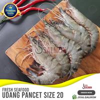 Gambar Jual Udang Pancet Sz 20 Segar/Windu Udang Seafood/Udang Tiger Fresh - 500gr dari Jual Salmon Segar undefined 2 Tokopedia