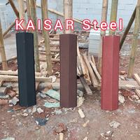 Gambar Nok V Genteng Metal minimalis - Hitam Pasir dari KAISAR Steel Indo Sarana undefined 2 Tokopedia