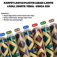 Gambar Karpet Plastik 1 Roll (20 meter) Vinyl untuk Meja dan Lantai Unica - PASIR dari Art Carpet Mart undefined 3 Tokopedia