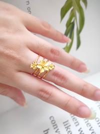 Gambar Cincin kendari bunga spiral emas kuning fushion 700 16k dari FIDELE JEWELRY undefined 1 Tokopedia