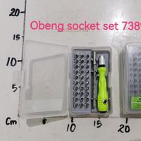 Gambar Obeng jam / hp obeng socket set 32 in 1 kotak 7389C dari Home Collection Indo undefined 3 Tokopedia