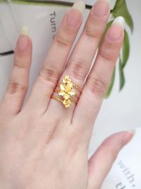 Gambar Cincin kendari bunga spiral emas kuning fushion 700 16k dari FIDELE JEWELRY undefined 2 Tokopedia
