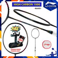 Gambar Raket Badminton Original Lining High Carbon HC 1000 HC1000 Black - RAKET ONLY dari PROCHAMPION undefined 2 Tokopedia