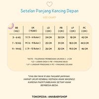 Gambar 3 stel baju bayi perempuan laki laki 0 6 bulan 1 tahun lengan panjang - 3 SET WARNA (A), S (3-6 Bulan) dari AnaBabyShop undefined 2 Tokopedia