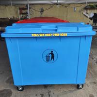 Gambar TEMPAT SAMPAH BESAR-BAK SAMPAH BESAR-TONG SAMPAH BESAR VOLUME 660 LITE - Biru dari Indah fiberglass undefined 4 Tokopedia