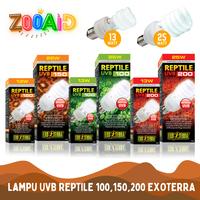 Gambar LAMPU UVB EXOTERRA 100 150 200 CALCIUM D3 REPTIL REPTILE SULCATA KURA - UVB 150, 25watt dari Zooaid undefined 1 Tokopedia