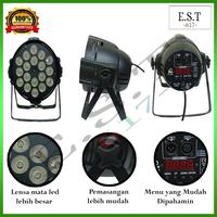 Gambar Lampu sorot panggung parled  par led 18 X 10 w full color 4 in 1 RGBW dari EST 617 by Lighting pro undefined 2 Tokopedia