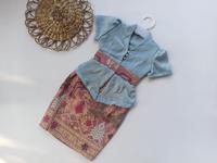 Gambar Setelan Kebaya Silky Hazel Anak dan Kamen Bordir - 2 tahun dari Neo Busana Adat Bali undefined 1 Tokopedia