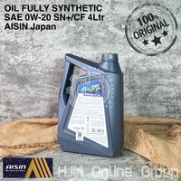 Gambar OLI MESIN AISIN MOTOR OIL FULLY SYNTHETIC SAE 0W-20 SN+/CF 4 Liter dari TIGER AUTOMOTIVE PARTS undefined 2 Tokopedia