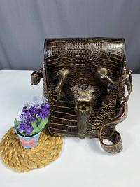 Gambar tas bahu pria bahan kulit croco dari siskacrocodile undefined 5 Tokopedia