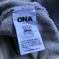 Gambar ONA Basement "Ona Particle" Crewneck Grey Secondthrift Seoul Brand dari Bejo Rahardjoe 88 undefined 4 Tokopedia