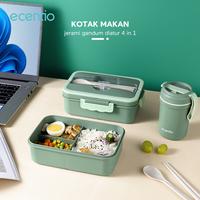 Gambar Lunch box set ecentio with handle 1000ml dari 24ers Store Intr undefined 2 Tokopedia
