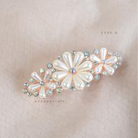 Gambar Jaelia Pearl Hairclip Pita Jepit Rambut Wanita Korea Mutiara Kristal - A dari poppypetalsofficialstore undefined 4 Tokopedia