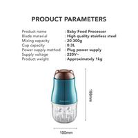 Gambar SAKUMINI Food Chopper 0,3 L / Alat Pelumat Makanan dari Hello Baby Superstore undefined 5 Tokopedia