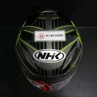Gambar HELM NHK R6 Blazer Grey Black Yellow Half Face Motif Size L 100% New dari Venomx Zippo Jogja undefined 3 Tokopedia