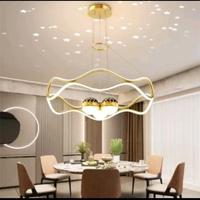 Gambar LAMPU GANTUNG HIAS MINIMALIS MODERN MEWAH 3 CAHAYA 60 CM dari cellashop19 undefined 1 Tokopedia