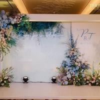 Gambar Kain Backdrop Lukisan Background Dekorasi Pelaminan Panggung Koleksi 4 - Motif Sendiri, 2,3m dari Produsen.Background undefined 4 Tokopedia