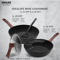 Gambar IDEALIFE Deep Frypan Cookware - Panci Penggorengan 28cm IL-28DFP dari tokokudewi undefined 1 Tokopedia