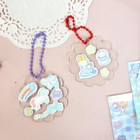 Gambar Spun Sugar Guka DIY Keychain Making Kit / Sticker SET Lucu Unik - Pink dari SUKCESO Official undefined 3 Tokopedia
