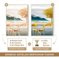 Gambar Hiasan Dinding 80x57cm 40x57cm Ruang Tamu Abstrak Cream Minimalis - AC (1), 40x57cm (KIRI) dari DVLiving undefined 3 Tokopedia