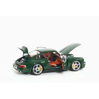 Gambar DIECAST 1/18 ALMOST REAL PORSCHE RUF SCR 2018 IRISH GREEN dengan Ban Karet Asli & Roda Berputar Dilengkapi Tutup Hood Pintu & Koper Item 880201 dari DINEGOSAJA undefined 3 Tokopedia