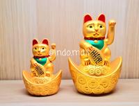 Gambar Boneka Kucing Hoki Pemanggil Rezeki Maneki Neko Imlek Tenaga Surya dari Indo-Mall undefined 2 Tokopedia