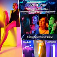 Gambar Selebriti Internet! Lampu LED Handheld Chargeable RGB Tube/Light RGB - Biru dari Gula Jawa0601 undefined 3 Tokopedia