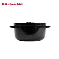 Gambar KitchenAid Enamel Cast Iron Covered Casserole 22cm/3.3L Onyx Black dari KitchenAid Small App ID undefined 3 Tokopedia