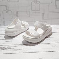 Gambar Sandal Crocs Wanita Classic Crush Slide Kualitas Premium Original - Putih, 39 dari ST Shoes Tokopedia undefined 1 Tokopedia