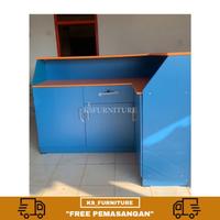 Gambar meja kasir L minimalis ( bisa custom ukuran dan model ) dari KS.FURNITURE undefined 3 Tokopedia