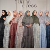 Gambar Dress Yunna Gamis Katun Dobby Jasmine By Lidia Hadiwinoto - Dark Choco, XS dari Serba Serbi Almuntaj Handayani undefined 3 Tokopedia
