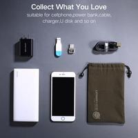 Gambar Ugreen Storage Power Bank/ Phone Pouch 19cmx21cm Velvet- 20319 - Dark Grey dari Radix Teknologi undefined 3 Tokopedia