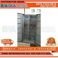 Gambar Kulkas 2 Pintu Menyamping Home Refrigerator GEA G2D 472 INOX dari Distributor RSA GEA GETRA undefined 2 Tokopedia