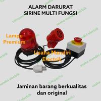 Gambar ALARM DARURAT/SIRINE PERESMIAN LAMPU ROTARY PREMIUM +MS.190+TOMBOL - Kabel 2 Meter dari usaha mandiri electrik undefined 1 Tokopedia