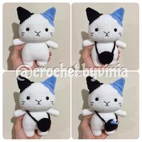 Gambar Boneka Rajut Amigurumi / Boneka Rajut Kucing Cat / Boneka Rajut - Tas Bulat dari crochet_byvinia undefined 1 Tokopedia