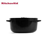Gambar KitchenAid Enamel Oval Cast Iron Covered Casserole 5.6L Onyx Black dari KitchenAid Small App ID undefined 3 Tokopedia