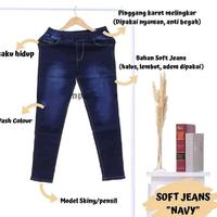 Gambar Celana jeans / celana panjang wanita/ celana wanita - Hitam, 34 dari broummedia undefined 4 Tokopedia