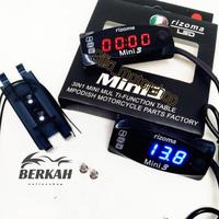 Gambar Voltmeter Rizoma Digital 3in1 Waterproof voltmeter Jam Suhu Volt Meter - Merah, 3 in 1 dari Berkah205 undefined 3 Tokopedia