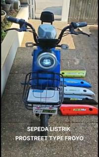 Gambar Sepeda listrik moped prostreet df7 u winfly froyo dragon fly dragonfly - Silver dari Sepeda dan Motor Listrik undefined 3 Tokopedia