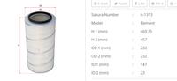 Gambar Filter Udara Hino FF 100 17801-2530 A-1313 Sakura - 06002 - dari Jasutra motorOS undefined 4 Tokopedia