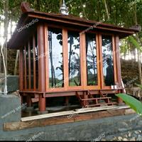 Gambar Gazebo Penginapan Musholla 3x3m Kayu Kelapa / || Gasebo Villa Resort dari waroeng gazebo undefined 1 Tokopedia