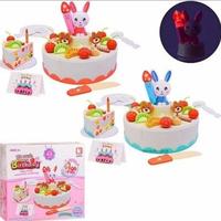 Gambar mainan anak perempuan buah potong diy fruit cake happy birthday ni dari KITTY TOYS undefined 2 Tokopedia